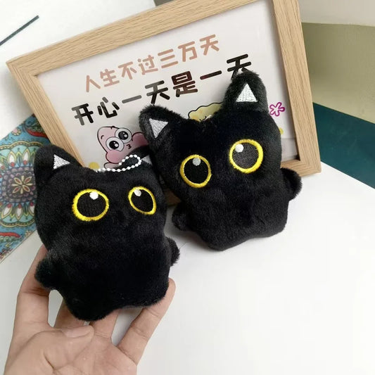 Mini peluche di gatto nero