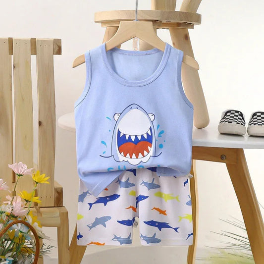 Tank de tiburón set de verano para bebés