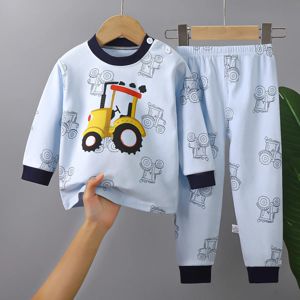 Set de pijama festivo de Santa & Tree