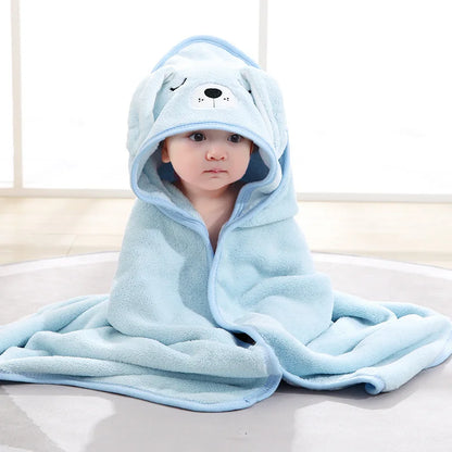 Asciugamano da bagno per bambini con cappuccio animale 