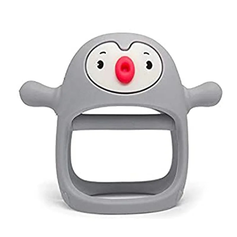 Juguete de dentición de silicona de pingüina 