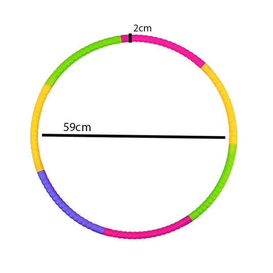 Hoop hula di fitness colorato