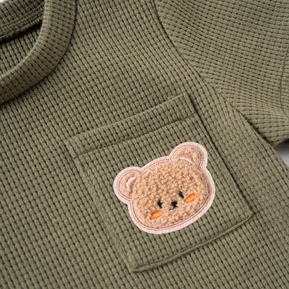 Set di baby waffle di orso patch 