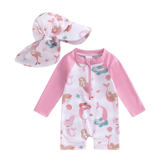 Set di costumi da bagno della bambina 