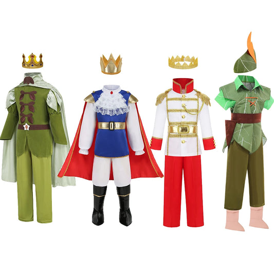 Trajes de cosplay de príncipe chicos
