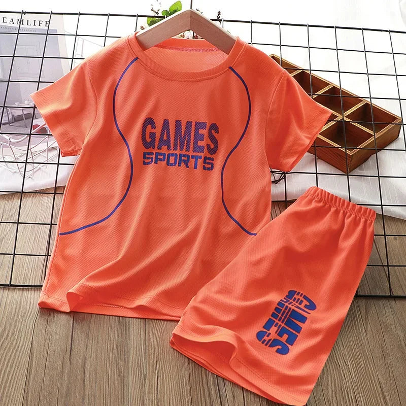 Abbigliamento sportivo attivo impostato per bambini