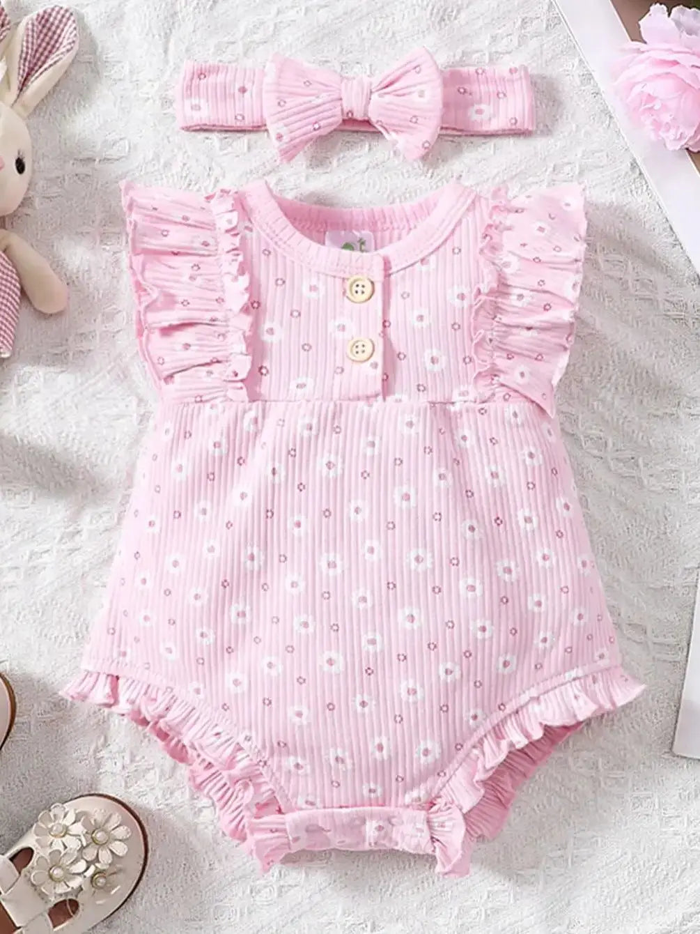 Set di pagliaccette rosa blossom