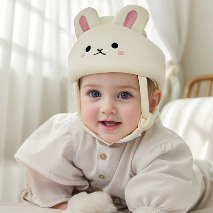 Casco per la protezione alla testa del bambino coniglietto 