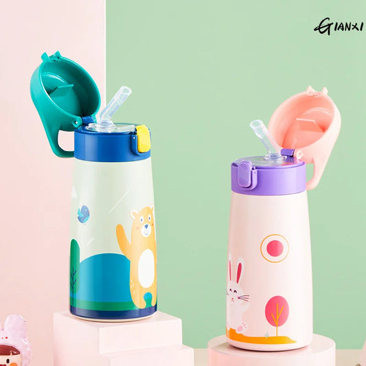 Bottiglie d'acqua per bambini a tema animale