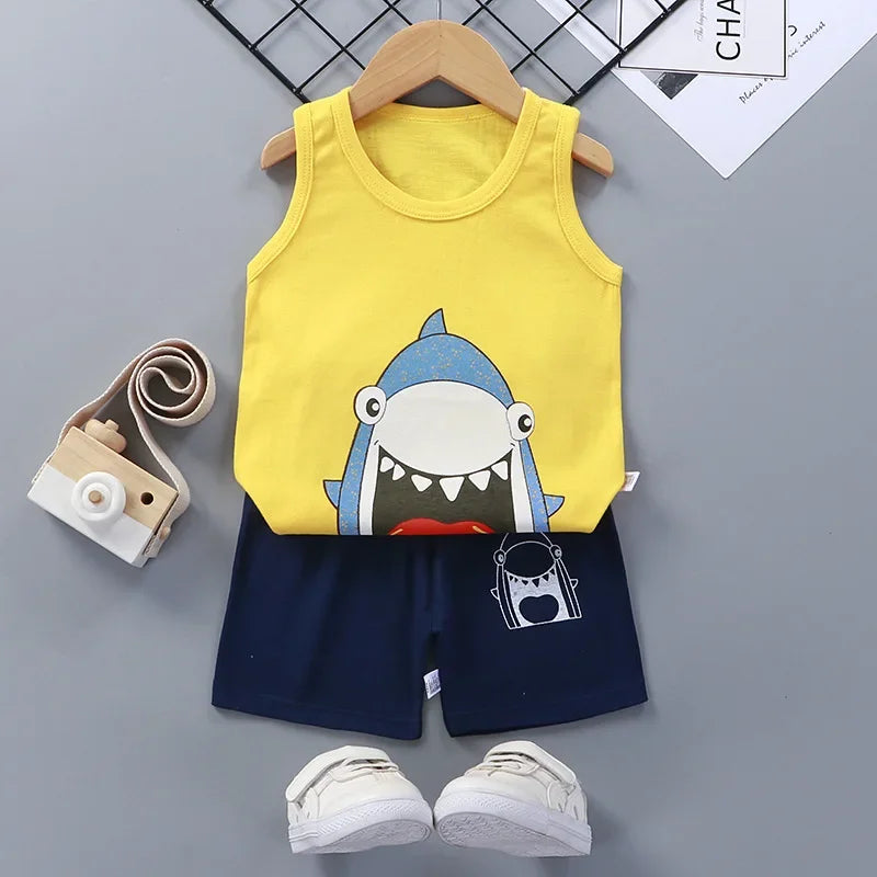 Summer Fun Kids Tank Top & Shorts Set