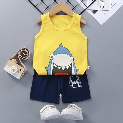 Summer Fun Kids Tank Top & Shorts Set