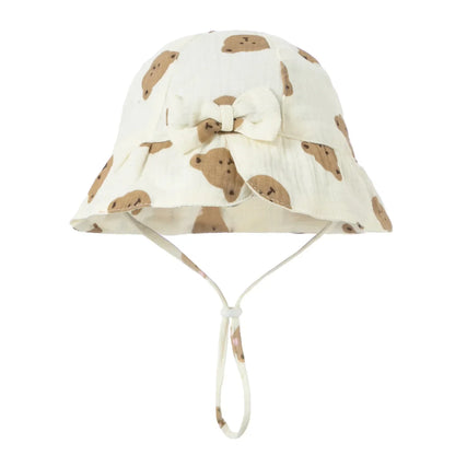 Cappello da sole a prua di cotone morbido