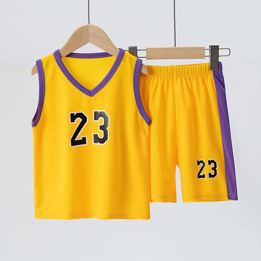 Jersey y pantalones cortos para niños