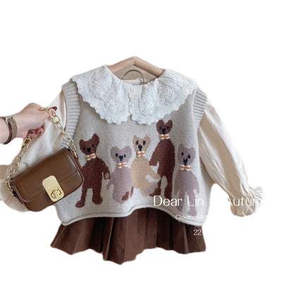 Girls’ College-Style 3-Piece Set
