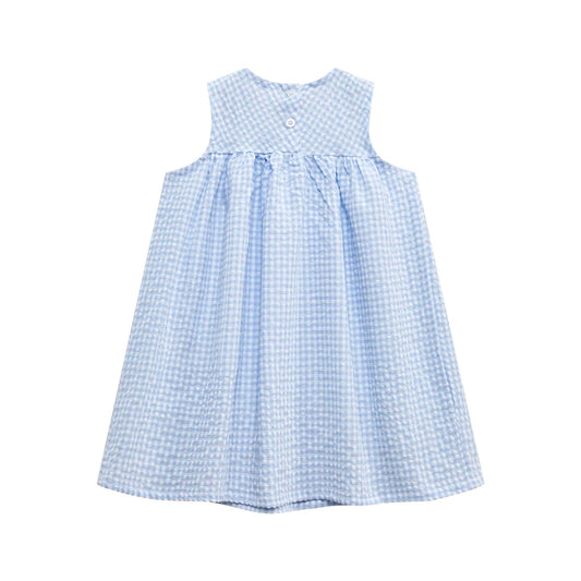 Abito ricamato a Gingham Goose 