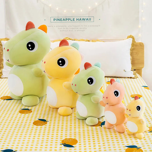 Simpatico giocattolo di peluche di dinosauro