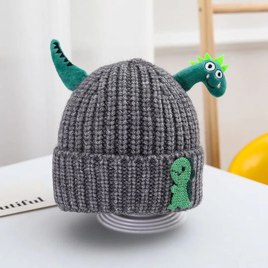 Cappello invernale in maglia 3D per bambini