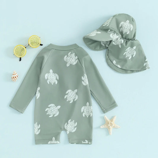 Costume da bagno per la guardia eruttinata per ragazzi/ragazze per bambini