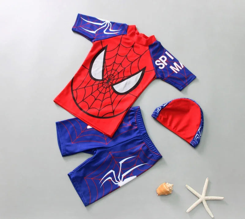 Set di nuoto a tema di supereroi