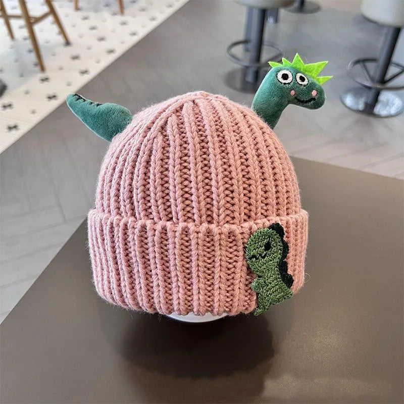 Cappello invernale in maglia 3D per bambini