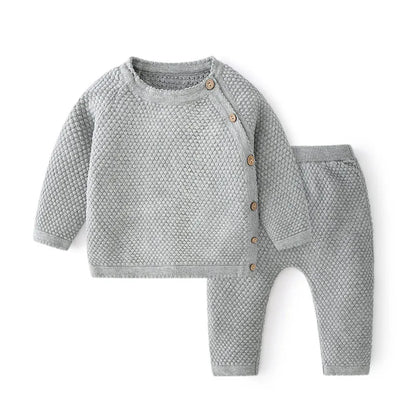 Set da bambino a maglia waffle 