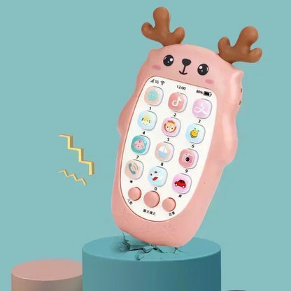 Teléfono de juguete para bebés de iluminación musical
