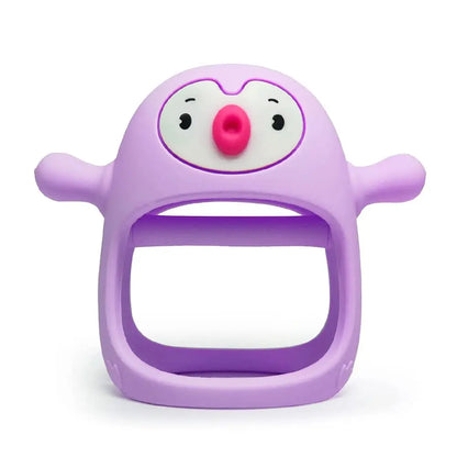 Juguete de dentición de silicona de pingüina 