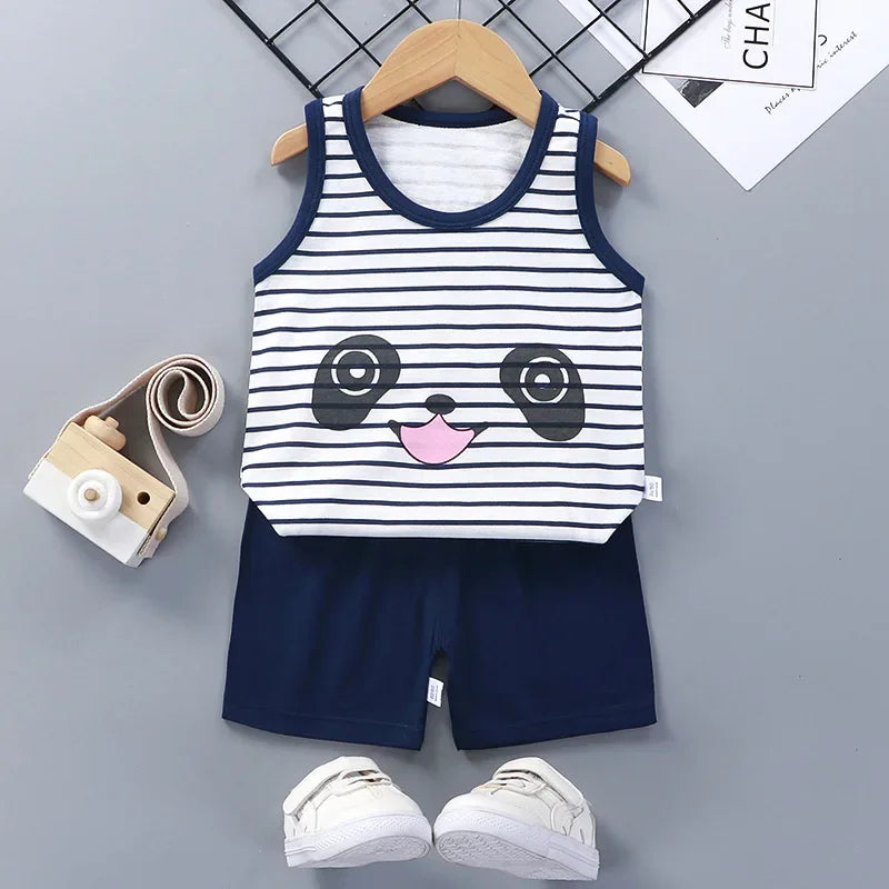 Summer Fun Kids Tank Top & Shorts Set