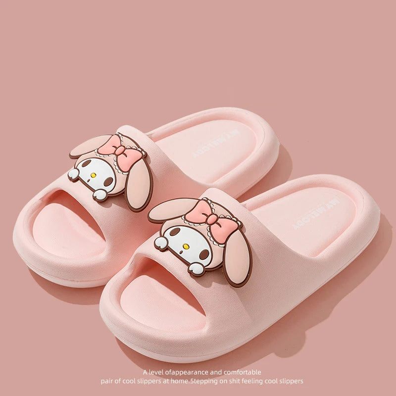 Kuromi & Friends Slippers familiares con forma de nube