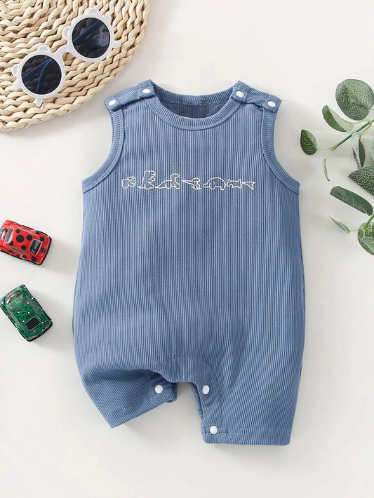 Blue classic baby gomanper