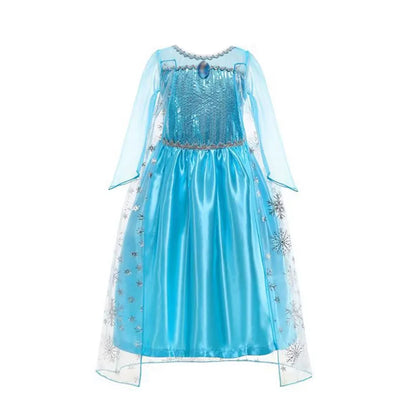 Elsa Anna Princess Dresses Girlssnow Queen costumi