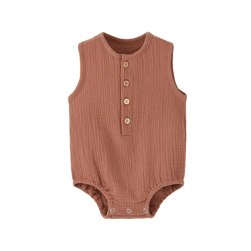 Ganer per bambini in cotone in cotone estivo