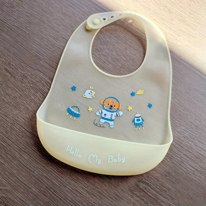 Bibs de bébé en silicone ludique