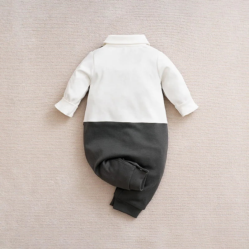 Romper de bebé caballero formal 