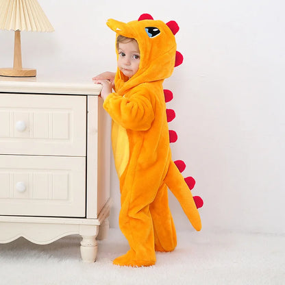 Tutina di costumi per bambini di dinosauro 