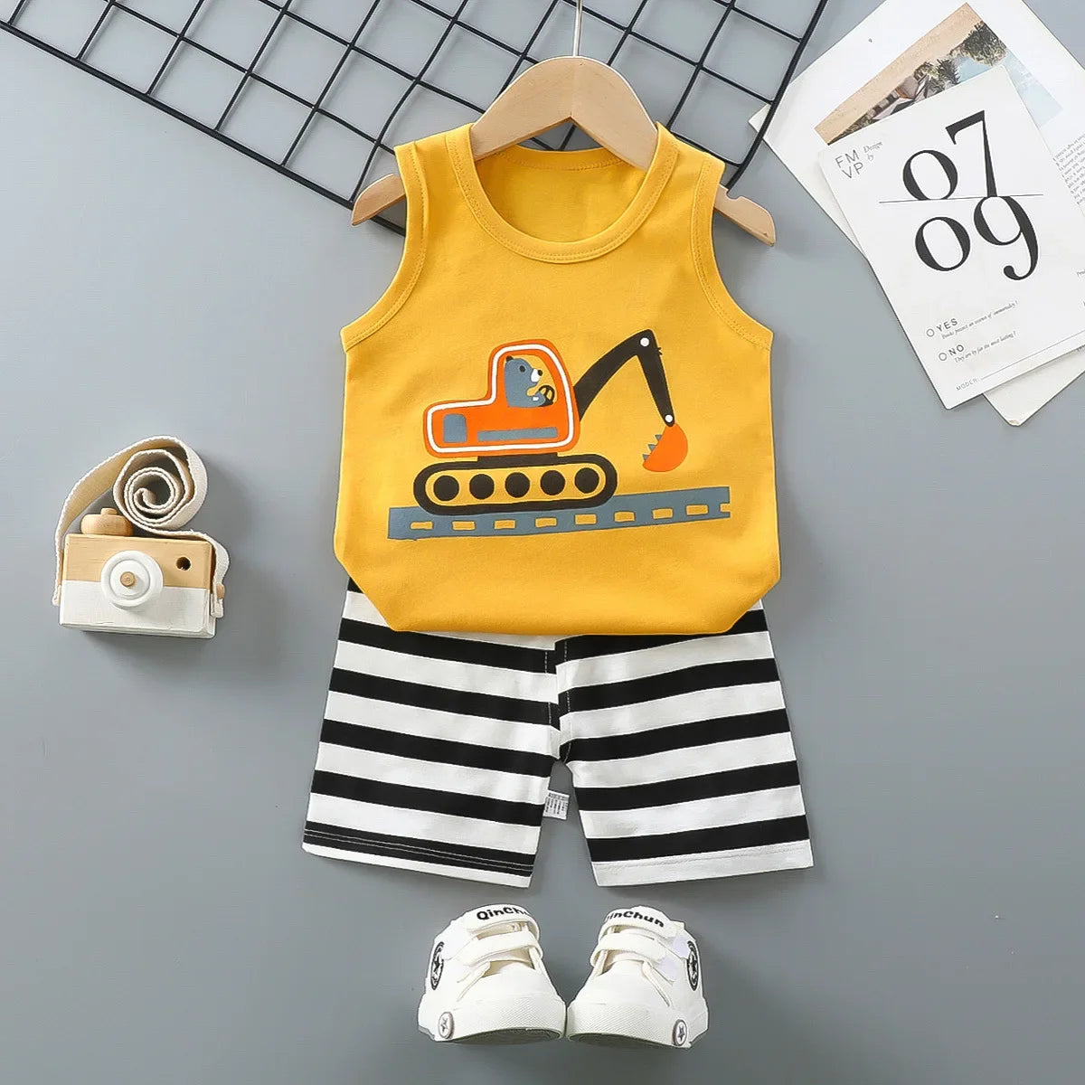 Summer Fun Kids Tank Top & Shorts Set