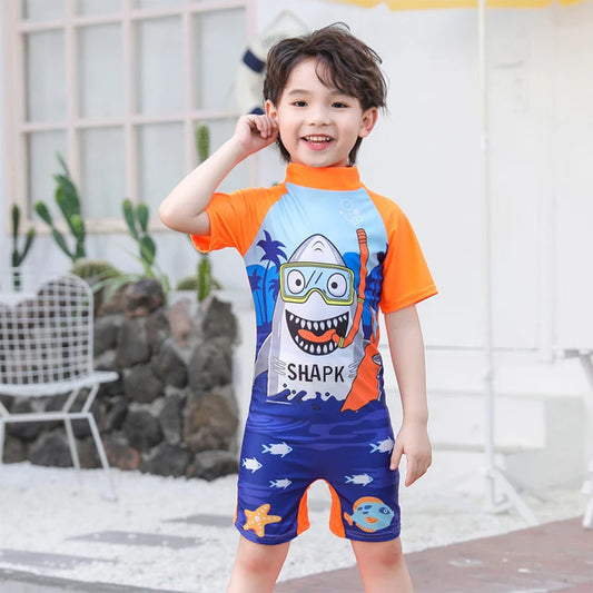 Set de traje de baño de una pieza para niños