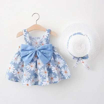 Summer New Girls Dress Floral