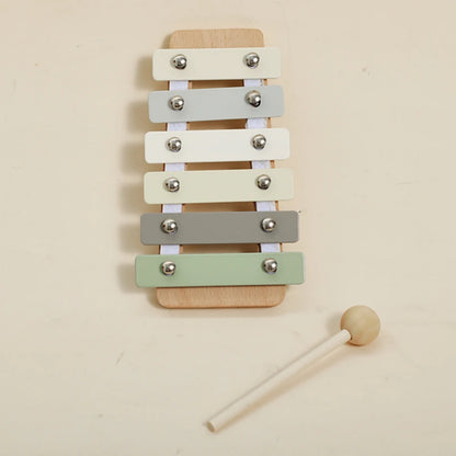 Strumento musicale di legno naturale set per bambini