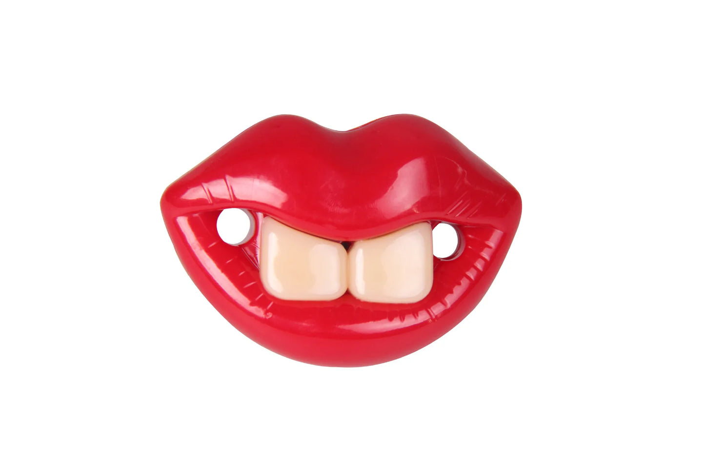 Chupetes de bebé graciosos de bigote y dientes
