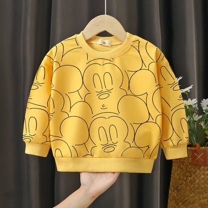 Disney Mickey Long Sleeve Felpa 