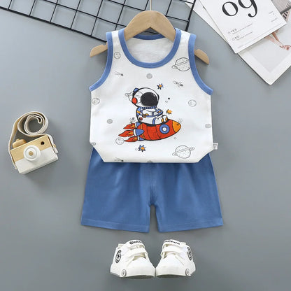 Summer Fun Kids Tank Top & Shorts Set
