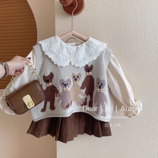 Girls’ College-Style 3-Piece Set
