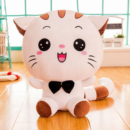 Grande peluche con gatto con papillon 