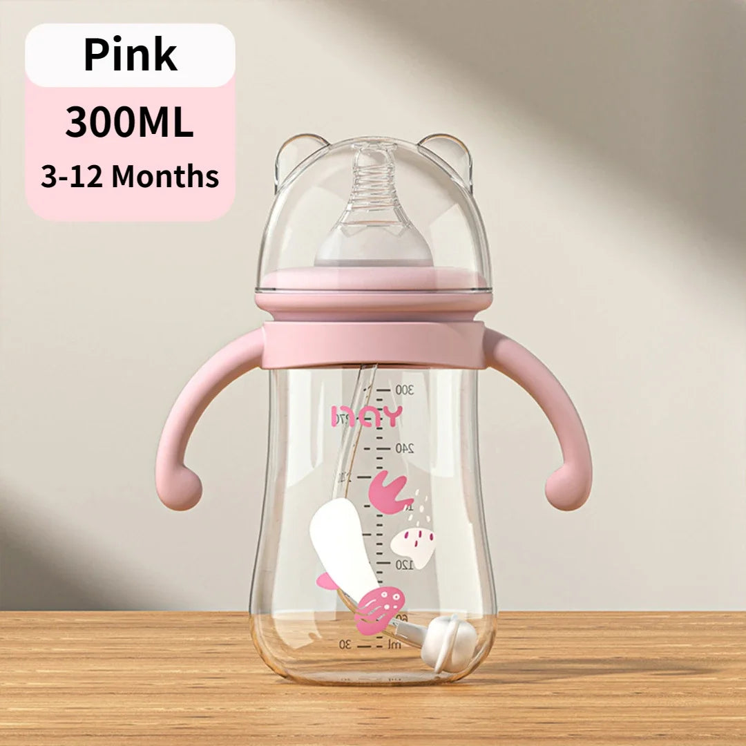 Biberon anticolico da 300 ml con maniglia