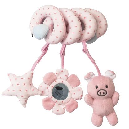 Giocattolo per neonato di peluche a spirale