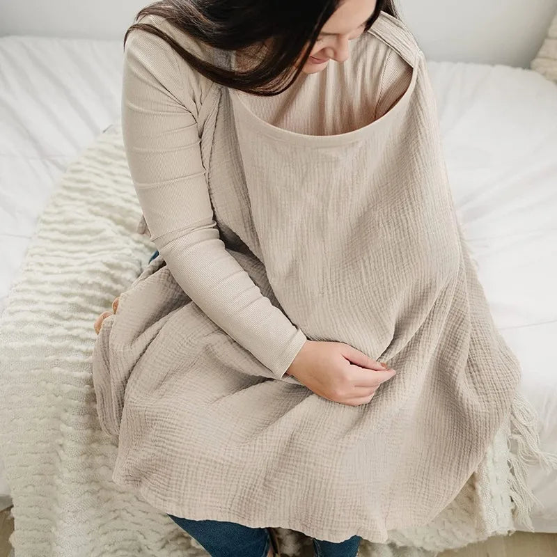 100% Cotton Muslin Nursing Cover