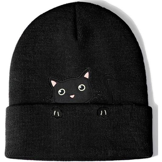 Berretto a maglia gatto Peek-a-Boo