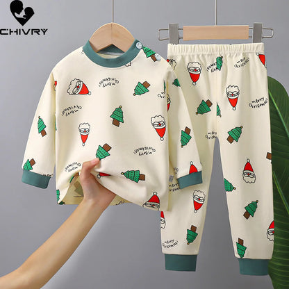 Set de pijama festivo de Santa & Tree