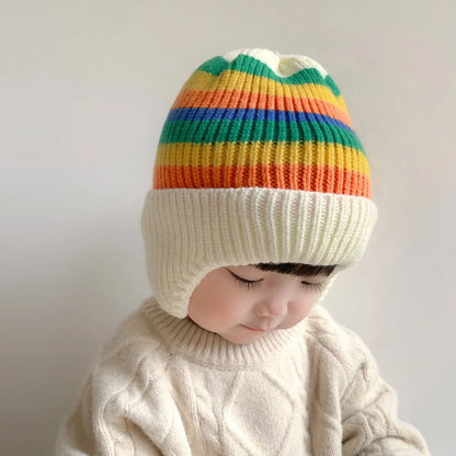 Sombrero de punto de oso bebé